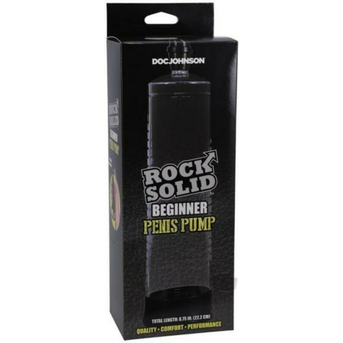 Rock Solid Beginner Penis Pump Black/clear - Image 1