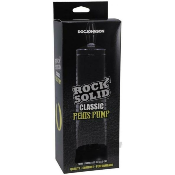 Rock Solid Classic Penis Pump Black/clear - Image 1