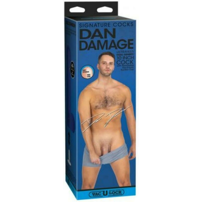 Signature Cocks Dan Damage 10 In. Ultraskyn Vac-u-lock Dildo - Image 1