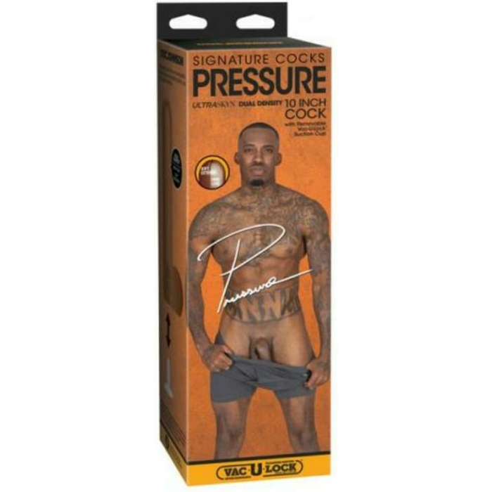 Signature Cocks Pressure 10 In. Ultraskyn Vac-u-lock Dildo - Image 1