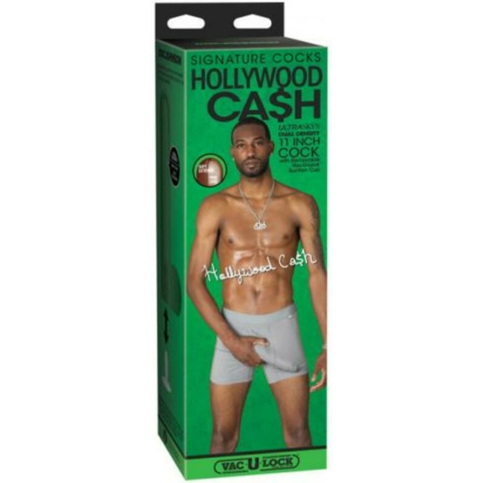 Signature Cocks Hollywood Cash 11 In. Ultraskyn Vac-u-lock Dildo - Image 1
