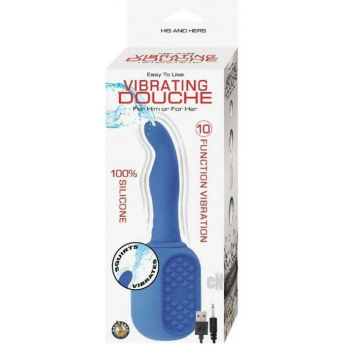 Vibrating Douche Blue - Image 1