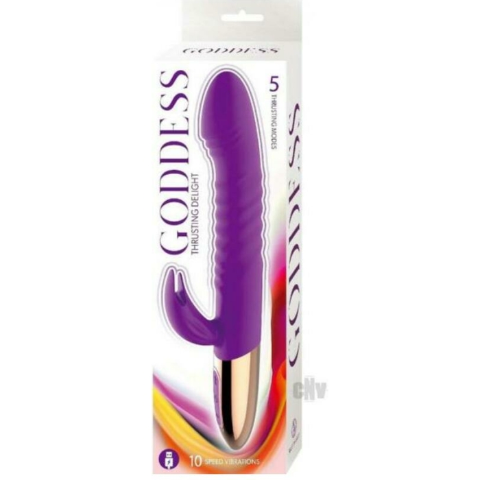 Goddess Thrusting Delight Purple - Image 1