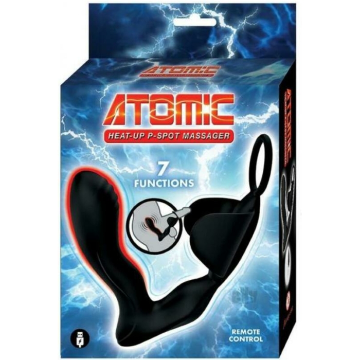 Atomic Heat-up P-spot Massager Black - Image 1