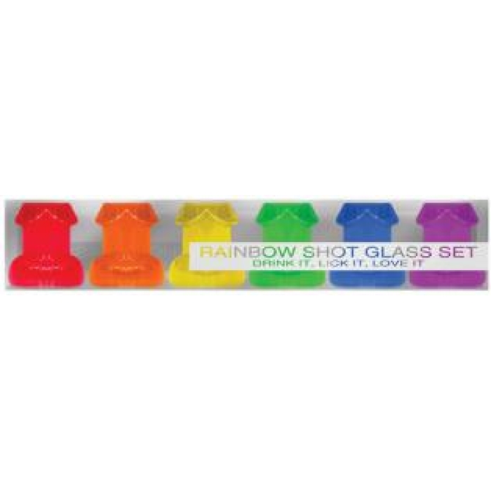 Rainbow shot glass set - Image 1