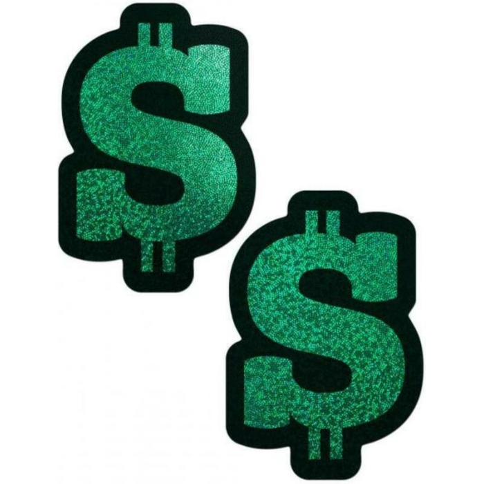 Pastease Green Glitter Dollar Sign - Image 1