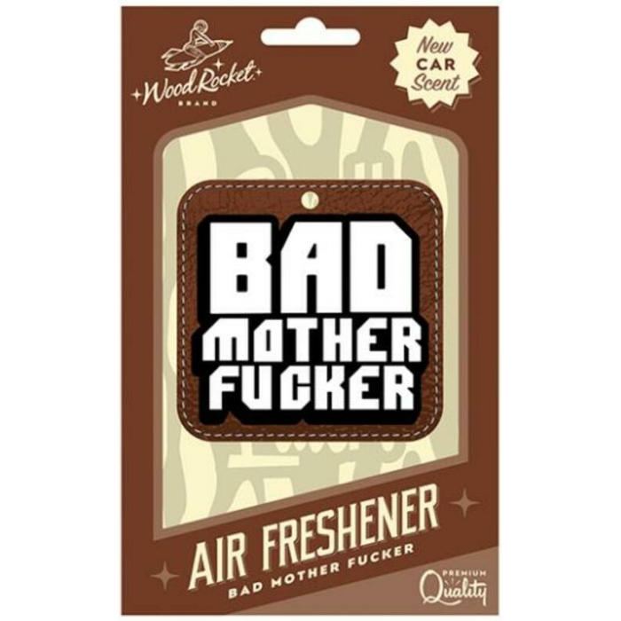 Wood Rocket Air Freshener Bad Mother Fucker - Image 1