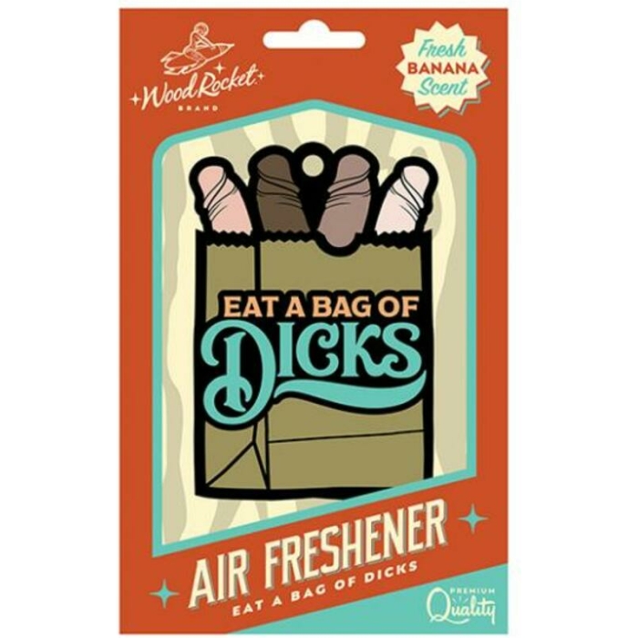 Wood Rocket Air Freshener Bag Of Dicks - Image 1