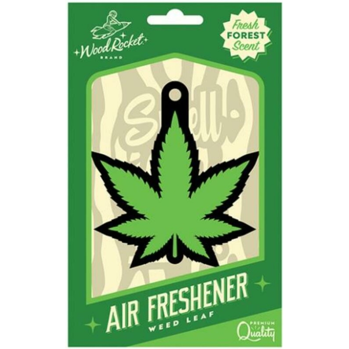 Wood Rocket Air Freshener Green Leaf - Image 1