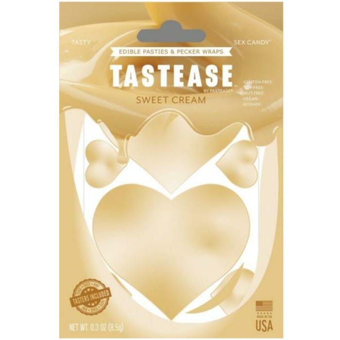 Tastease Sweet Cream Edible Nipple Pasties & Pecker Wraps - Image 1