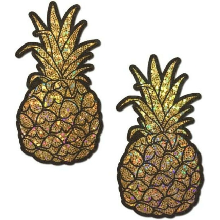Pastease Glitter Pineapples Gold