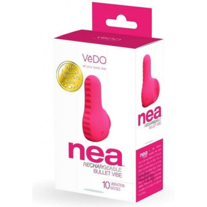Vedo Nea Rechargeable Finger Vibe - Foxy Pink - Image 1