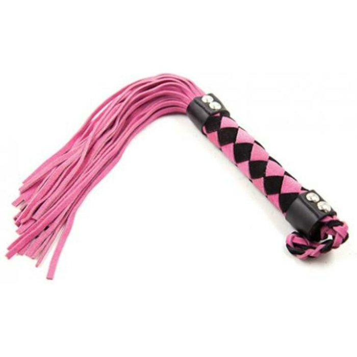 Ple'sur 15.5 In. Leather Flogger Pink - Image 1