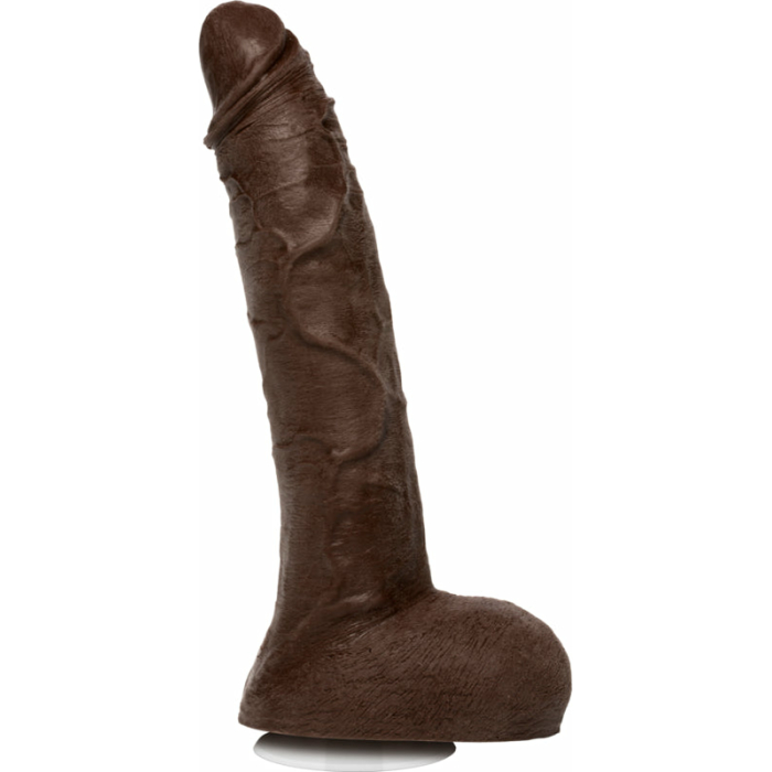 Jason Luv 10 inches Ultraskyn Cock Brown Dildo - Image 3