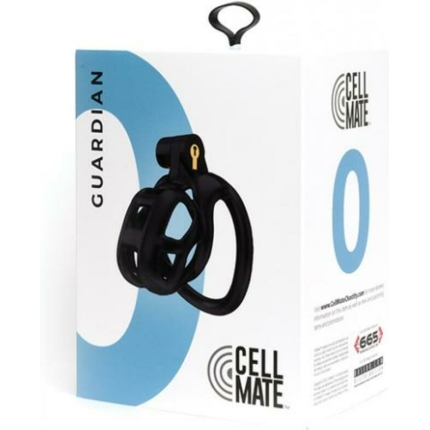 Sport Fucker Cellmate Guardian Chastity Cage - Size 0 Black