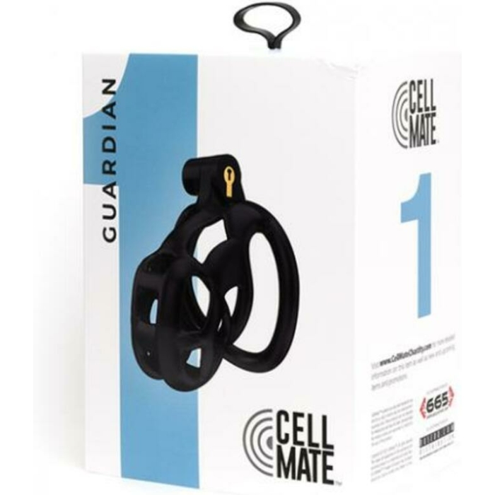 Sport Fucker Cellmate Guardian Chastity Cage - Size 1 Black - Image 1