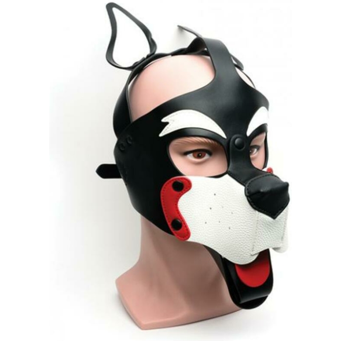 665 Playful Pup Hood - O/s Red/white/white - Image 1