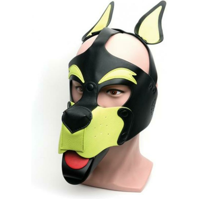 665 Playful Pup Hood - O/s Black/yellow - Image 1