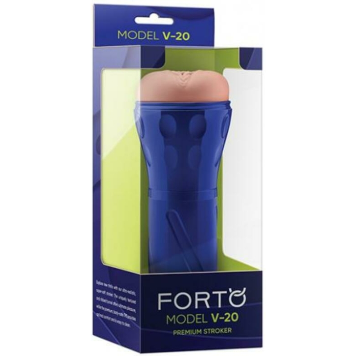 Forto Model V-20 Hard-side Vagina Masturbator - Light - Image 1