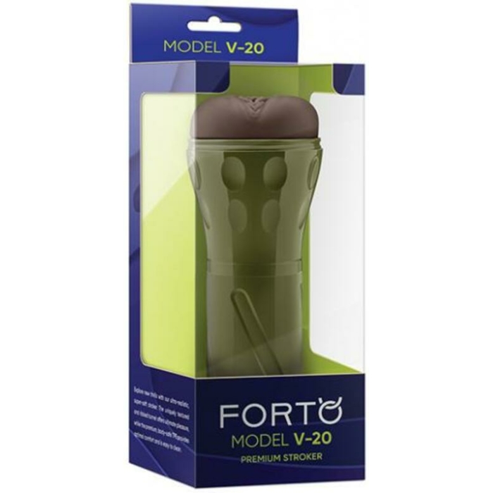 Forto Model V-20 Hard-side Vagina Masturbator - Dark - Image 1