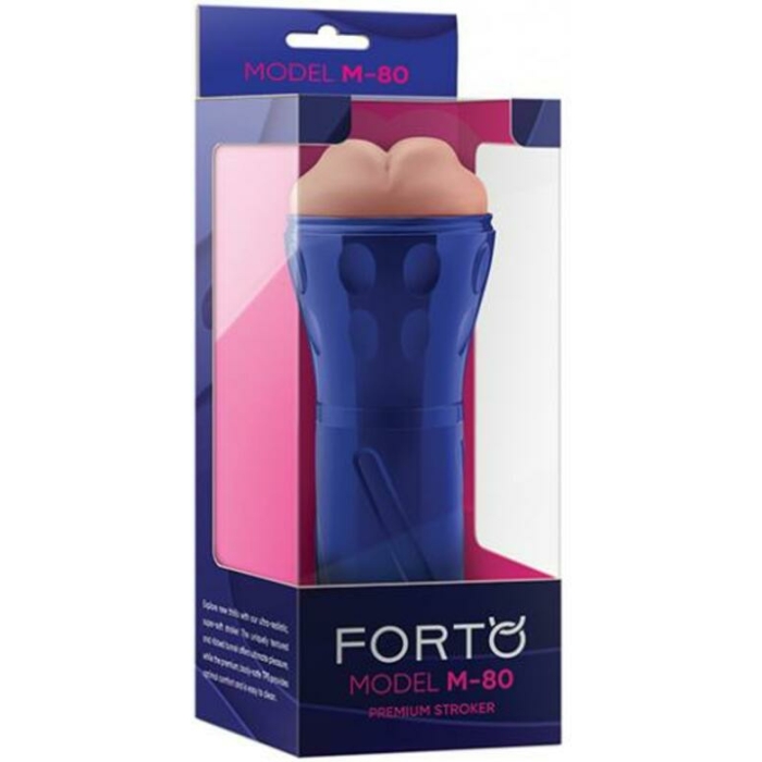 Forto Model M-80 Hard-side Mouth Masturbator - Light - Image 1