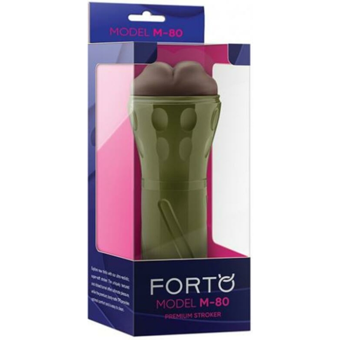 Forto Model M-80 Hard-side Mouth Masturbator - Dark - Image 1