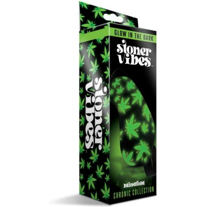 Stoner Vibes Chronic Collection Glow In The Dark Blindfold - Image 1