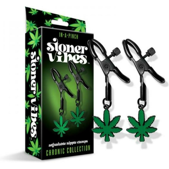 Stoner Vibes Chronic Collection Adjustable Nipple Clamps - Image 1