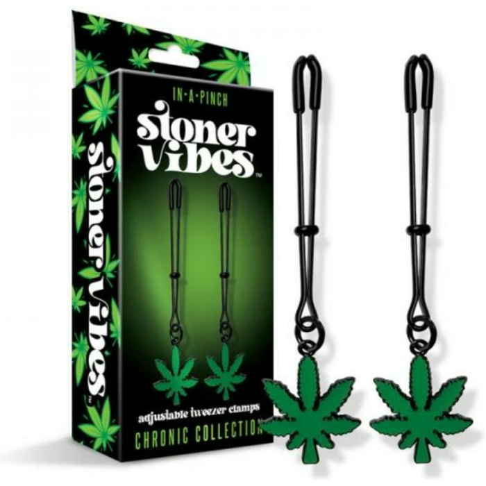 Stoner Vibes Chronic Collection Adjustable Tweezer Nipple Clamps - Image 1