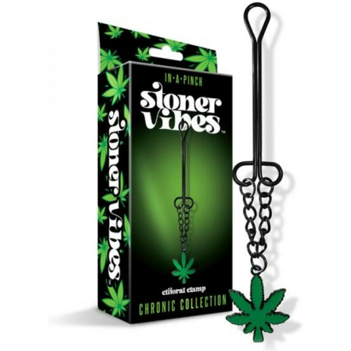 Stoner Vibes Chronic Collection Clitoral Clamp With Chain - Image 1