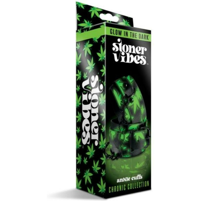 Stoner Vibes Chronic Collection Glow In The Dark Ankle Cuffs - Image 1