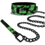 Stoner Vibes Chronic Collection Glow In The Dark Collar And Leash - Image 3