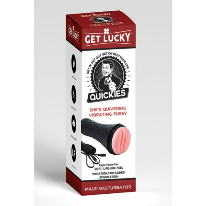 Get Lucky Quickies She's Quivering Vibrating Pussy Masturbator - Image 1