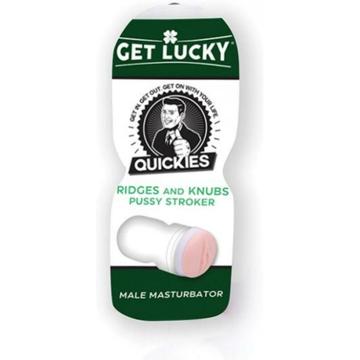Get Lucky Quickies Ridges And Knubs Pussy Stroker Male Masturbator - Image 1