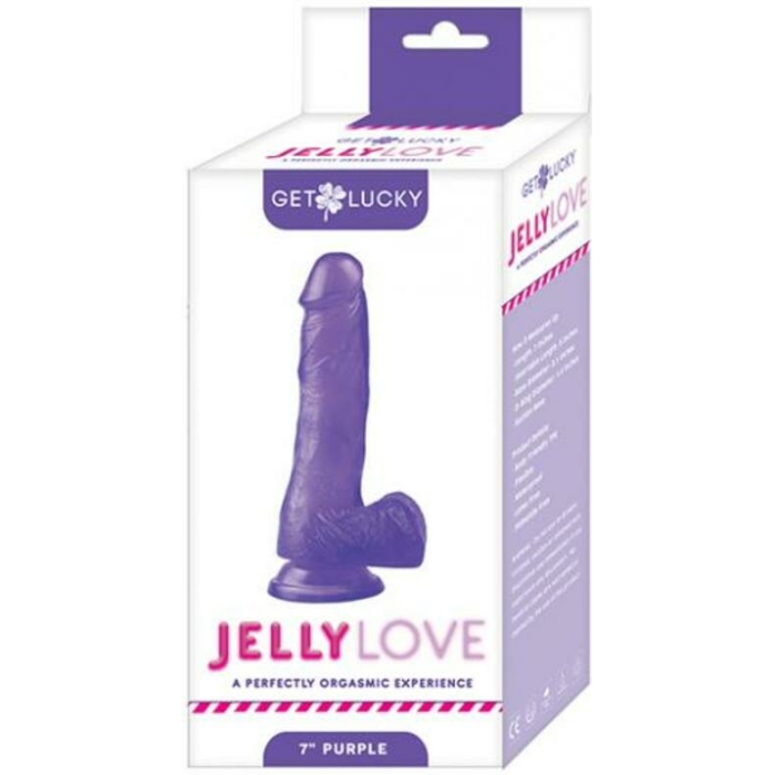 Get Lucky 7-inch Jelly Dong - Purple - Image 1