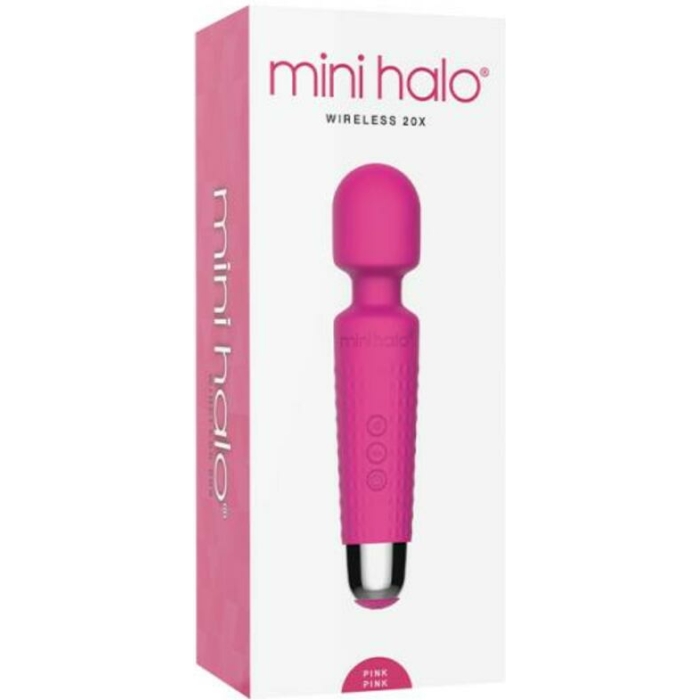 Mini Halo Wireless Wand 20x Silicone Pink Pink - Image 1