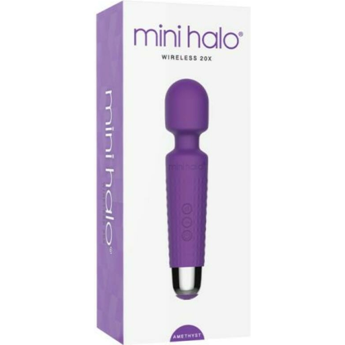 Mini Halo Wireless Wand 20x Silicone Amethyst - Image 1