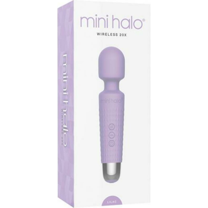 Mini Halo Wireless Wand 20x Silicone Liliac - Image 1