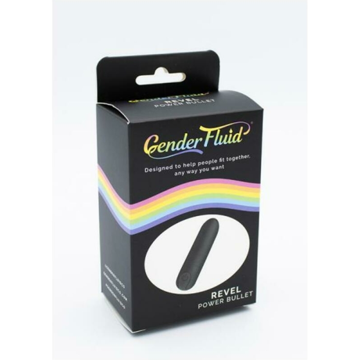 Gender Fluid Revel Power Bullet Matte Black - Image 1