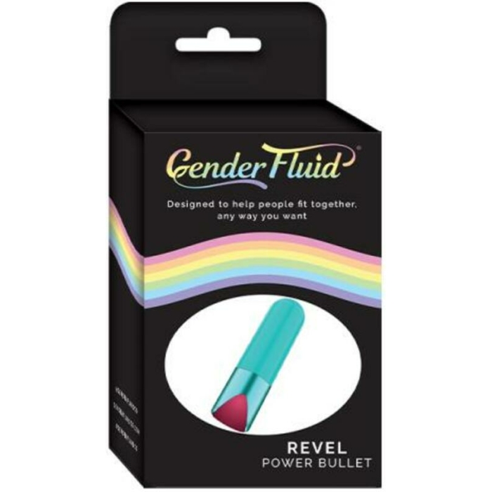 Gender Fluid Revel Power Bullet Aqua - Image 1