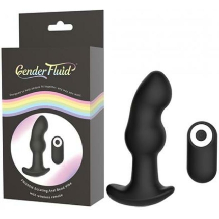 Gender Fluid Frission Anal Vibe W/remote - Black