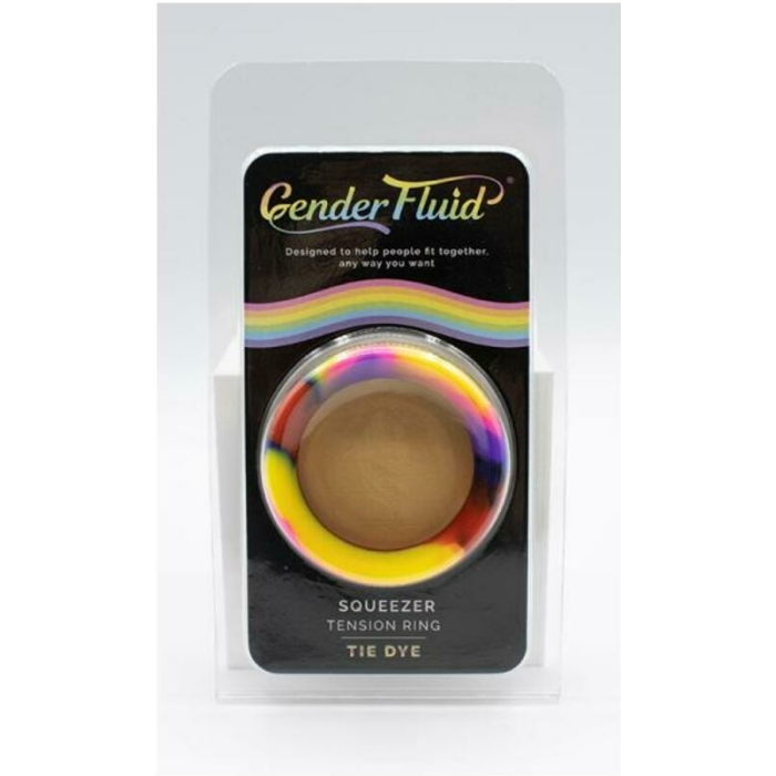 Gender Fluid Squeezer Tension Ring Tie-dye - Image 1