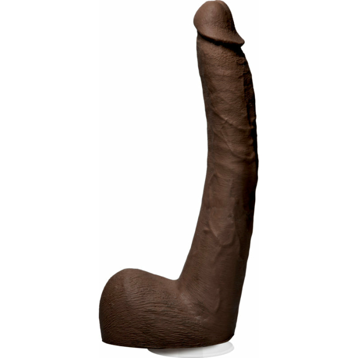 Signature Cocks Isiah Maxwell 10 Inch Ultraskyn Cock With Removable Vac-u-lock Suction Cup Chocolate - Image 1