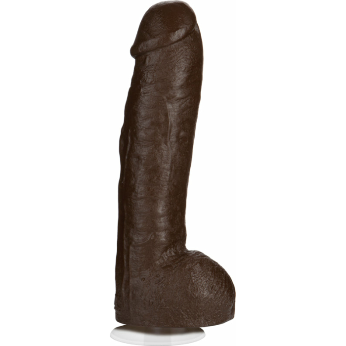 Bam Huge Realistic Cock 13 Inch - Brown - Image 1