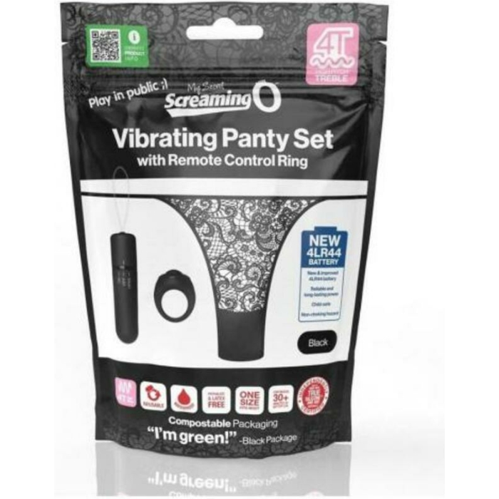 My Secret Screaming O 4t Panty Vibe Blk - Image 1
