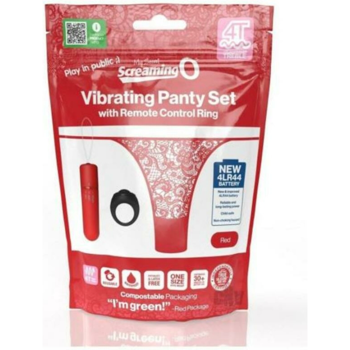 My Secret Screaming O 4t Panty Vibe Red - Image 1