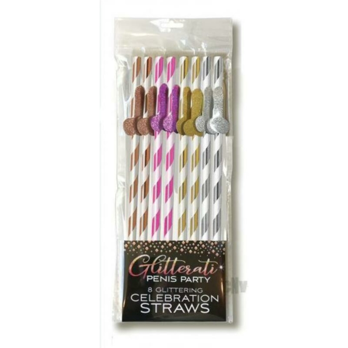 Glitterati Tall Straws - Image 1