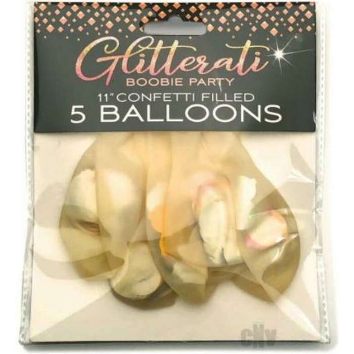Glitterati Boobie Confetti Balloons - Image 1
