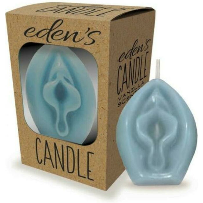 Eden's Vagina Candle Blue - Image 1