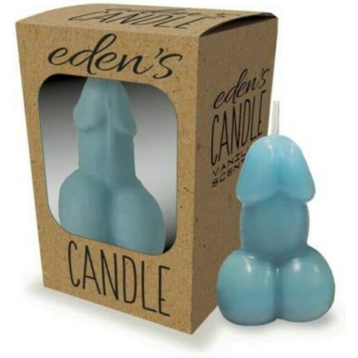 Eden's Penis Candle Blue - Image 1